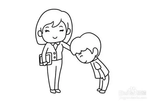 教师节简笔画怎么画