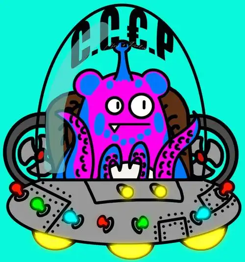 是外星人摸鱼不是我摸#cccp  #插画  #表情包  #外星人  #ufo  #涂鸦