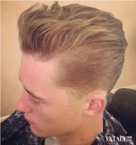 男生两边推掉大背头发型图片 尽显超酷男人味