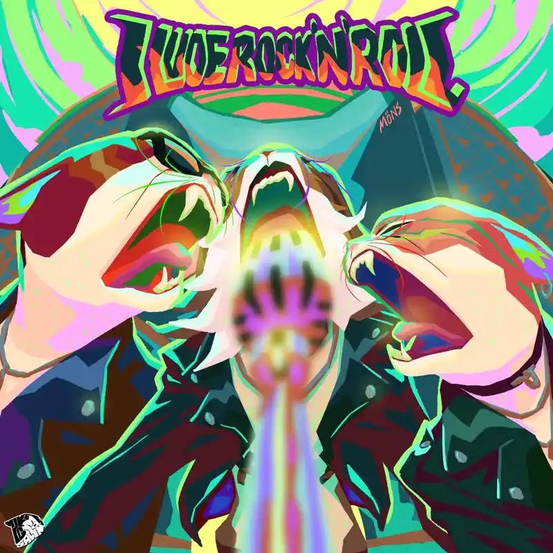 一些关于蒙斯乐队的插画儿.#原创  #摇滚 #乐队 #猫 # - 抖音