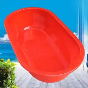 特大号加厚加长盆/成人浴盆/长方盆/洗澡盆/塑料浴盆 江浙沪包邮