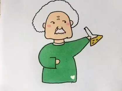 数学家简笔画_数学家简笔画卡通_数学家简笔画 华罗庚 - 抖音