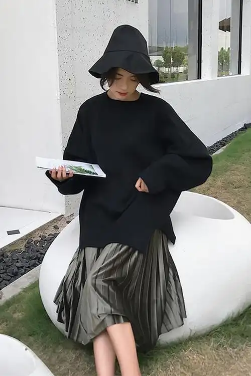 黑色毛衣打底_价格_品牌_图片_怎么样 蘑菇街