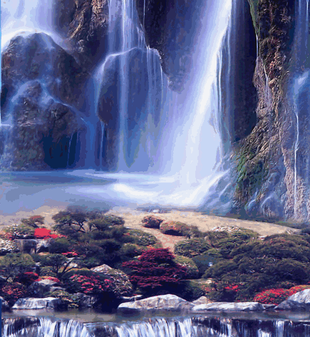 2021年度1月一12月份 动态风景年历