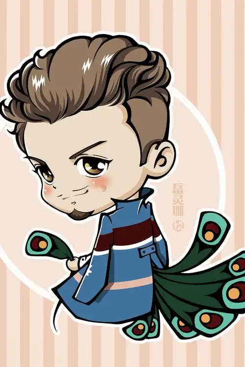 可爱q版杨烁手机壁纸