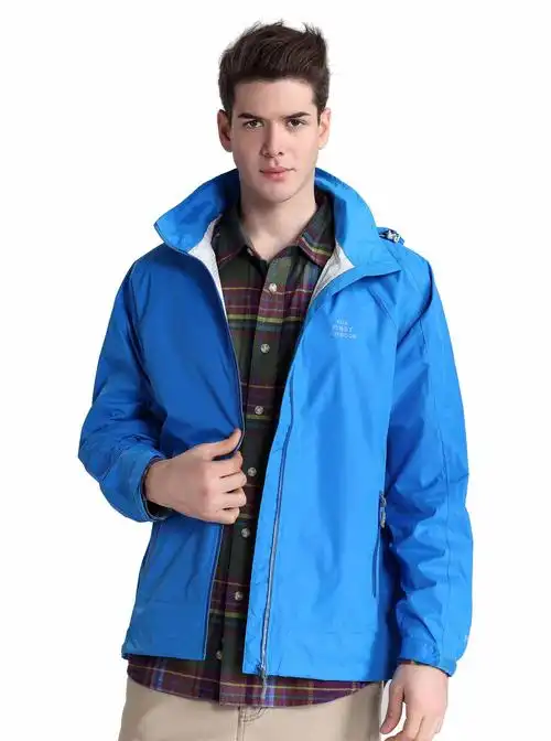 第一户外 第四代防风防雨透气保暖两层压胶男款冲锋衣0620351