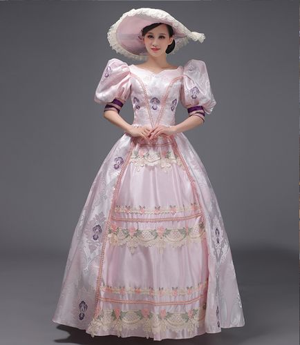 上海出租年会演出服装法国皇室复古宫廷服公主蓬蓬裙华尔兹舞蹈服