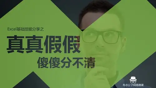 excel011-真真假假,傻傻分不清 - ※布衣公子 - 以工匠之心做ppt