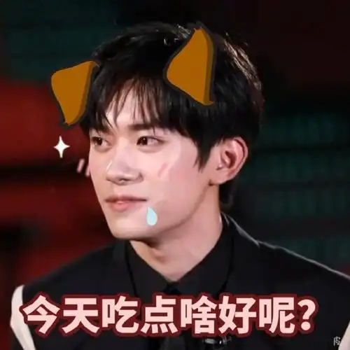 「tfboys」「分享」210807 易烊千玺表情包一组,兔兔狗勾傻傻分不清楚