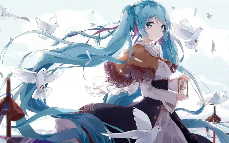 【每日壁纸分享】#013#初音未来视频壁纸 超清1080p_哔哩哔哩 (゜-゜)