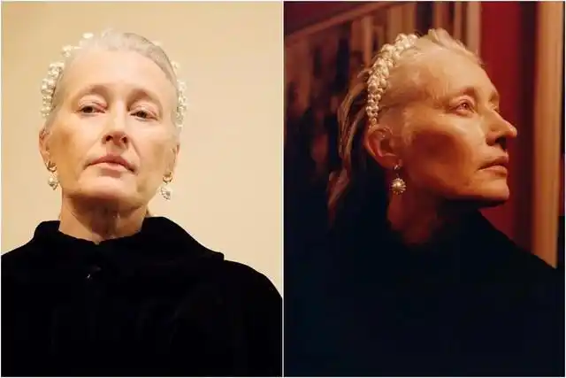 各大品牌也推出了各种宽发箍和打结款发箍,在发型上无论是梳起丸子头