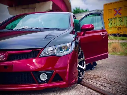 本田八代思域改装,好看好凶