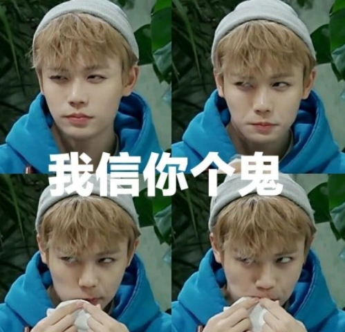 偶像练习生gif搞笑gif林彦俊gif文字表情包gif可爱gif