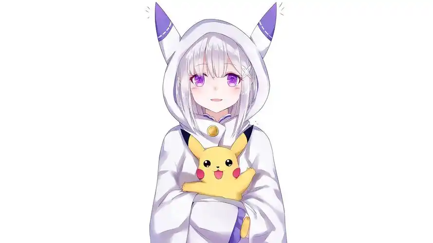 可爱比卡丘精灵卡通桌面壁纸