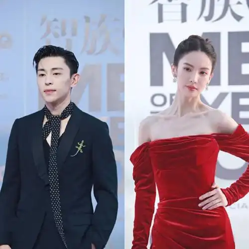 除了时尚芭莎,gq活动上,邓伦金晨这对前任也相遇了.