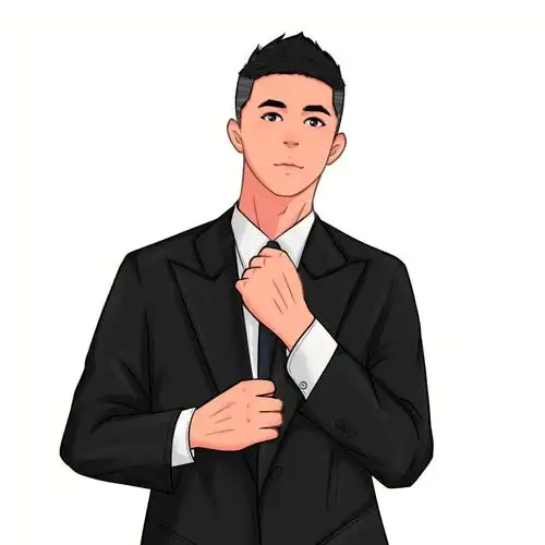 今日份正装头像#procreate绘画  #微信头像  #正装  #正装不无聊