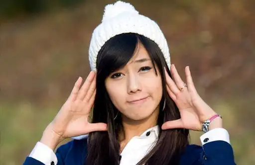 美女可爱表情动作大集合(上)