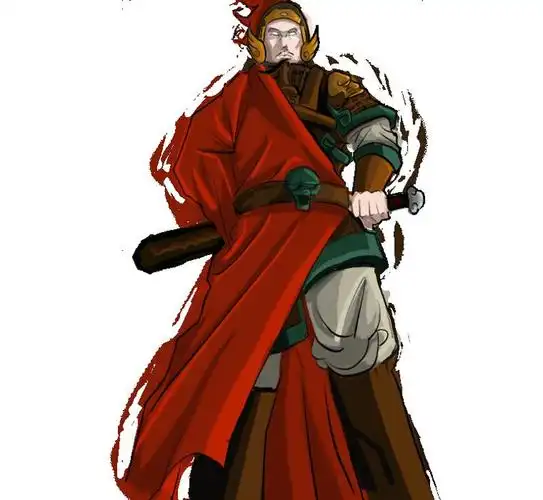 【转载】中华英杰岳飞(国画)