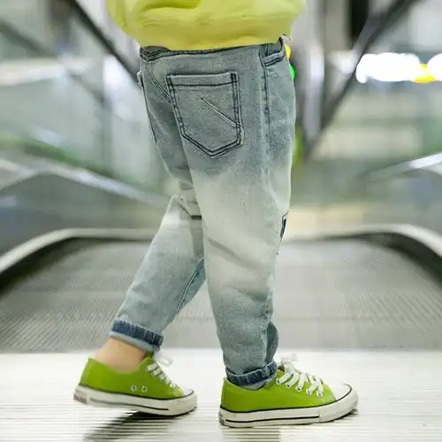 太子童装&212款膝盖补丁牛仔裤