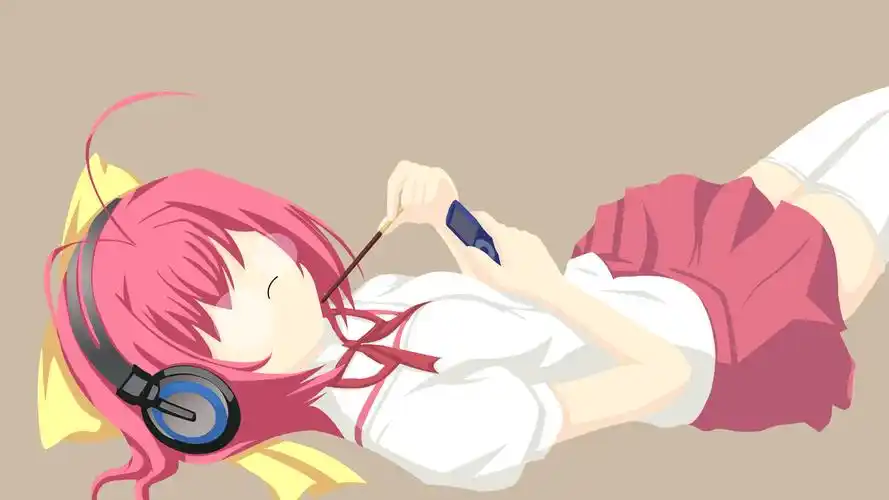 短毛猫羽毛球动漫动漫人间天堂简单的背景极简主义nakagawakanon耳机