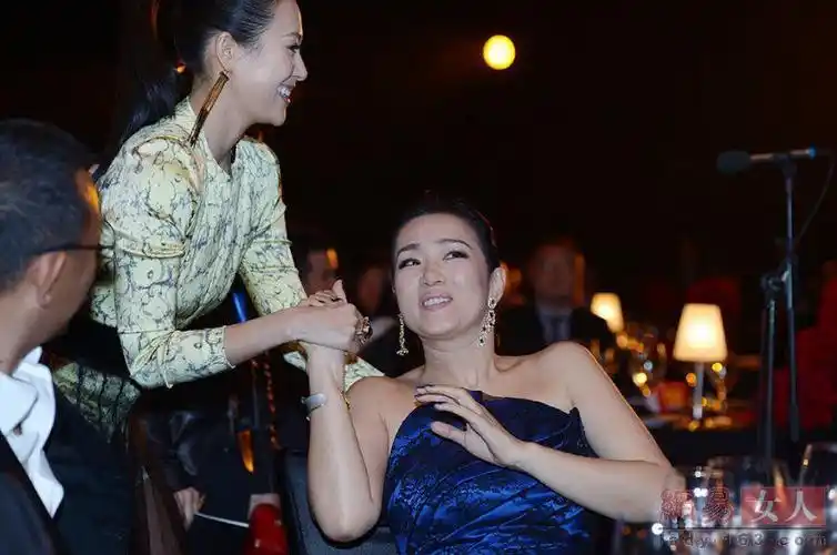 巩俐章子怡同台斗艳 章以薄纱掩腿取胜