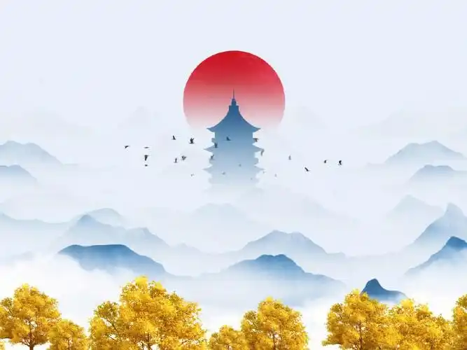 中国风意境背景