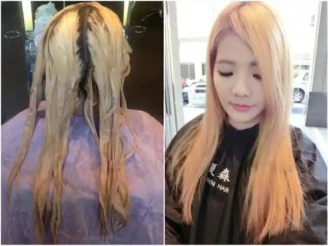 漂头发是什么意思为什么染头发时要漂发