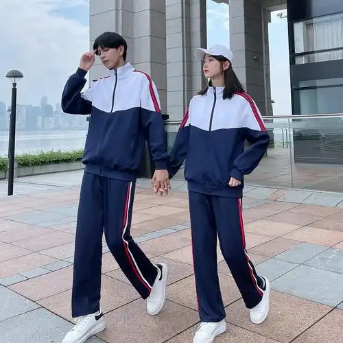 秋季中学生校服套装学院高中生卫衣外套初中生班服学生校服