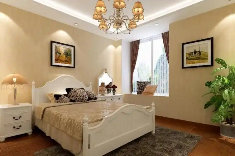 展示92平简欧风格家装卧室装饰效果图92平简欧风格家装客厅设计效果图