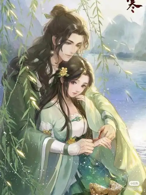 情侣古风意境唯美图片(古风红尘共婵娟情侣唯美图片)-第1张图片-创女