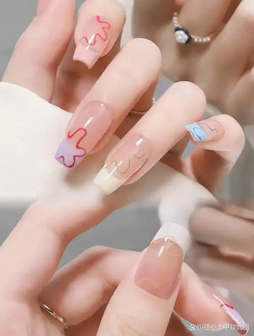 2024年可可爱爱的美甲,适合夏日学生党上班族通勤