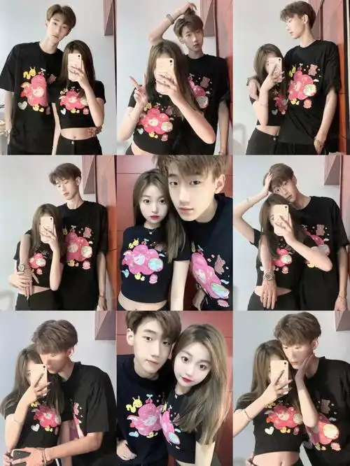 可爱女友@小肥羊不困#情侣拍照姿势  #不一样的情侣照#情侣穿搭  #对