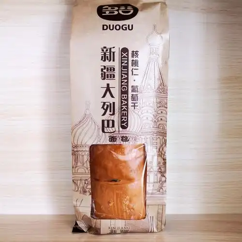 列巴 俄罗斯 大面包_新疆麦趣尔俄罗斯原味全麦黑麦大列巴面包清真