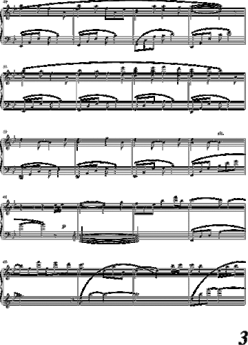 久远光与波的记忆 最终幻想 钢琴谱 五线谱