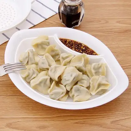 创意塑料带醋碟饺子盘