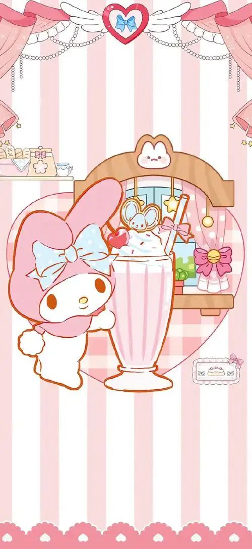 自用 の 95 少女心粉色美乐蒂壁纸套图78