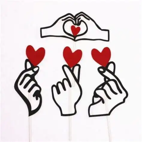 比心手势小符号可复制-比心手势小符号可复制上面带爱心的预约 .