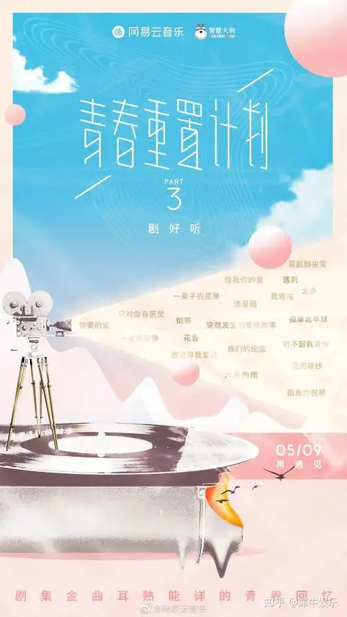 另一边,网易云音乐也在最近推出"青春重置计划"part3,其中,《倒带》