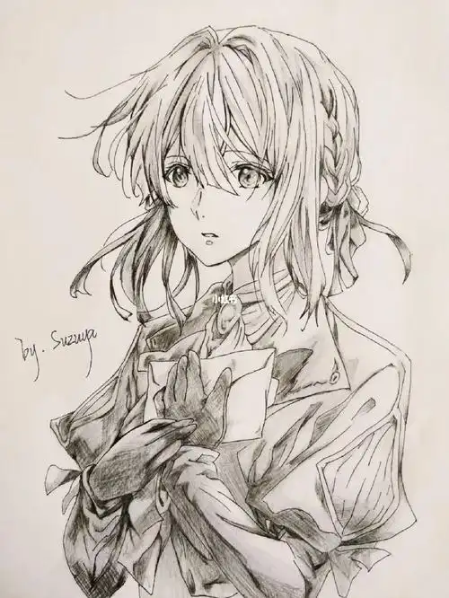 浅摸一幅薇尔莉特