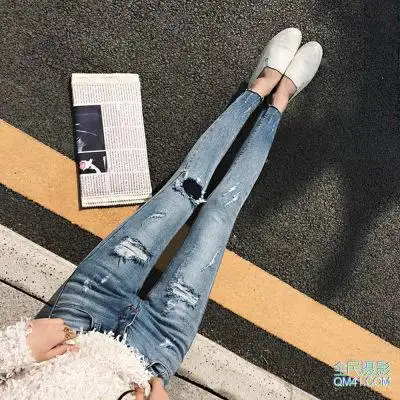 广州模特玲玲 牛仔裤系列,店主风