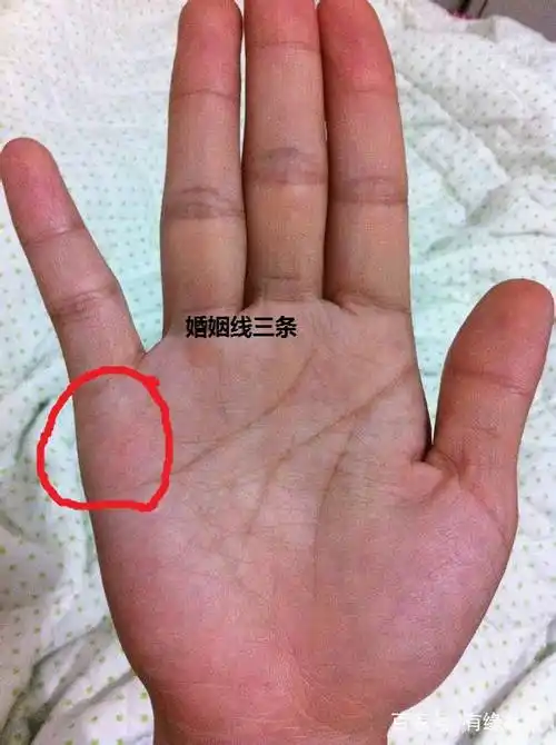 三,婚姻线有三条以上的人