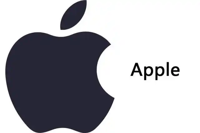 图为 苹果手机标志