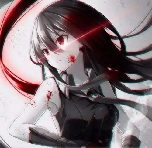 冷酷图片女生头像分享黑暗系黑暗系少女搭配冷酷迷人的眼神动漫壁纸