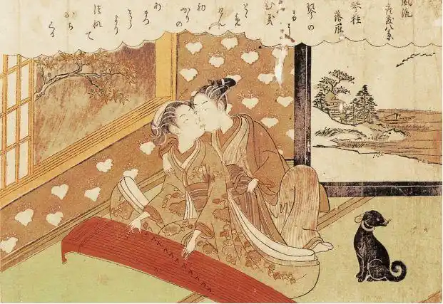 520前夜,这是我可以免费看的么|浮世绘|风俗画|潇湘八景|铃木春信|春