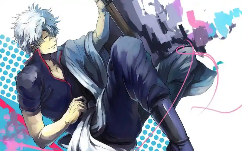 坂田银时动漫人物桌面壁纸