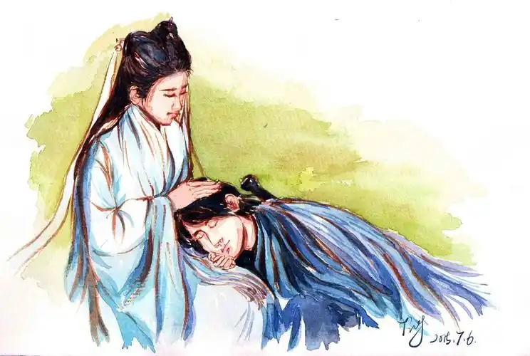 神雕侠侣水彩插画之三