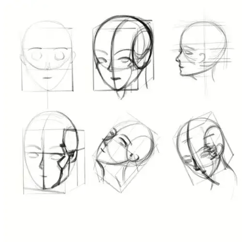 人物头部基础练习