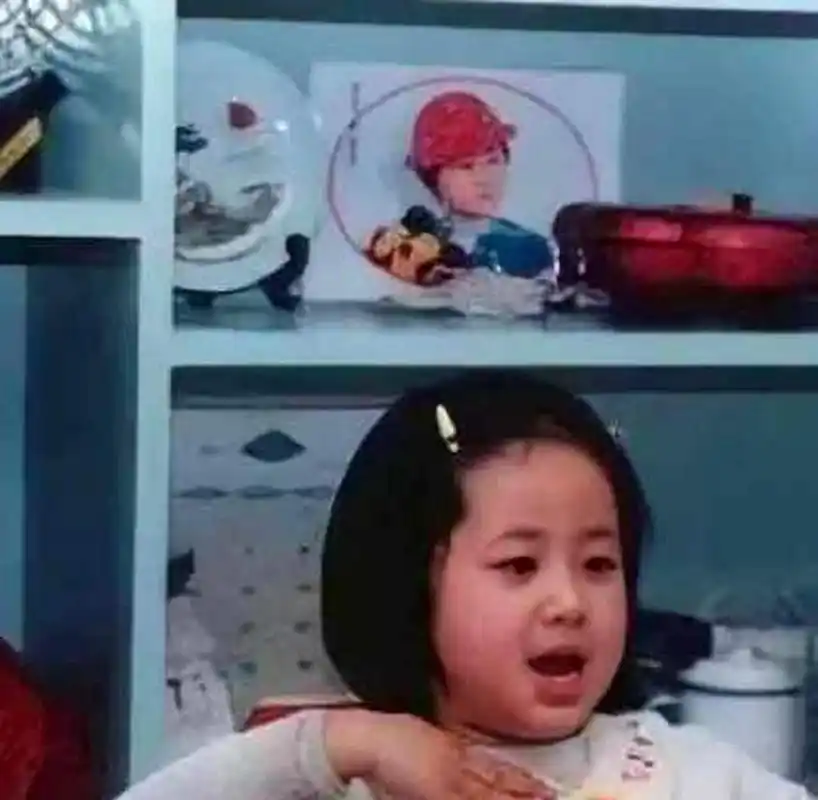 杨紫小时候的美丽真是令人惊叹.