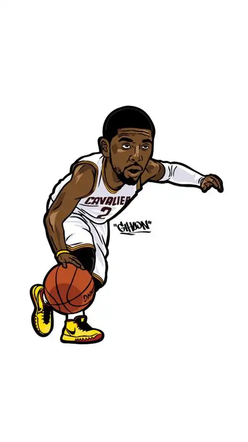 q版,人物,nba,斯蒂芬99库里,勒布朗99詹姆斯,手机壁纸卡通q版nba