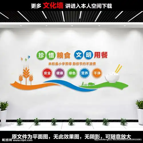 食堂文化墙图片
